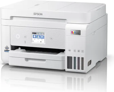 Produktbild von Epson EcoTank ET-4856, Tintenstrahl, Farbdruck, 4800 x 1200 DPI, A4, Direktdruck, Weiß