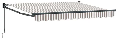 Immagine prodotto di Tenda retrattile Grigio chiaro e bianco 3,5 x 2 m