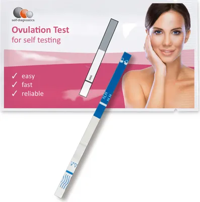 Produktbild von self-diagnostics Ovulationstest 30 mIU/ml - 20 Teststreifen
