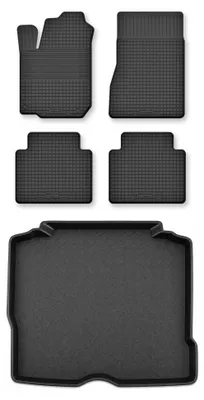 Obrázek produktu pro Vaničkové autokoberce + vana kufru pro: Citroen C6 2005-2012 sedan 5 ks