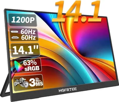 Obrázek produktu pro Přenosný monitor, 14,1", rozlišení 1920 x 1200, panel IPS, B141-SZF06L6