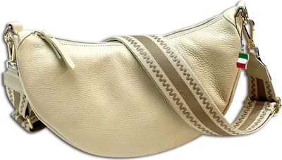 Produktbild von Florence Leder Tasche Umhängetasche Citytasche beige OTF823I