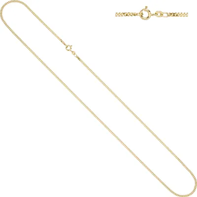 Produktbild von JOBO Panzerkette 585 Gelbgold 2,1 mm 55 cm Gold Kette Halskette Goldkette Federring