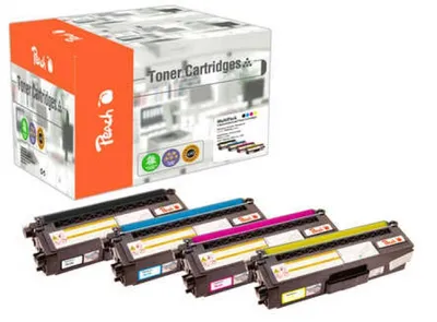 Obrázok produktu pre Peach 112061 Tonerová kazeta 4 ks Kompatibilná čierna, azúrová, purpurová, žltá