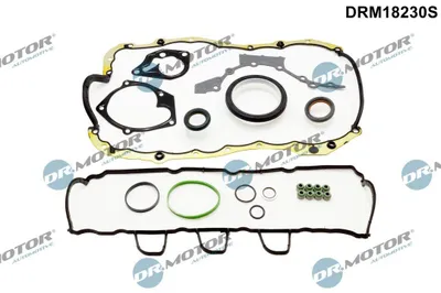 Produktbild von DR.MOTOR AUTOMOTIVE DRM18230S Motor-Dichtungsvollsatz Dichtsatz passend für MERCEDES-BENZ B-Klasse (W246, W242) A-Klasse (W176) CLA Coupe (C117) GLA