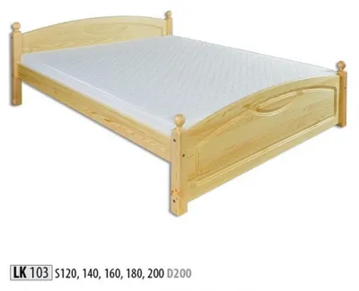 Image de Lit en bois Lit en bois véritable Lits Chambre à coucher Hôtel Style 200x200 Meubles massifs