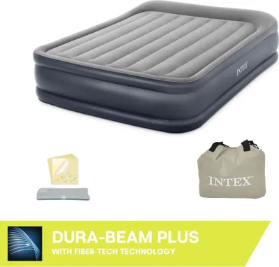 Produktbild von Intex 64136NP, Einzelmatratze, Rechteck, Drinnen, Integrierte Luftpumpe
