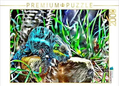 Produktbild von CALVENDO Puzzle Ein Motiv aus dem Kalender Cartoonanimals 2000 Teile Puzzle quer | 2000 Teile Lege-Größe 90x67cm Foto-Puzzle für glückliche Stunden
