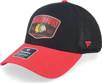 Produktbild von Chicago Blackhawks NHL A/CAP Herren-Kappe mit strukturierter, verstellbarer Netzrückseite