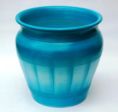 Produktbild von ÜBERTOPF KERAMIK ca.35 CM groß - Modell Nr. 3 Blau