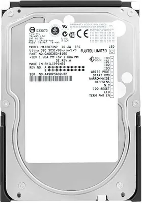 Obrázek produktu pro Pevný disk Fujitsu MAT3073NP 73GB 10000RPM 68PIN 3,5" palce