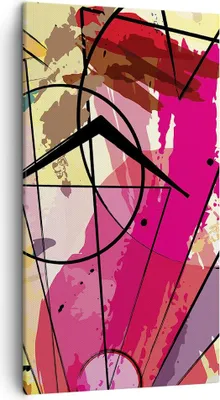 Produktbild von Bild auf Leinwand - Leinwandbild - Abstraktion modern - 45x80cm - Wand Bild - Wanddeko - Wandbilder - Leinwanddruck - Bilder - Kunstdruck - Wanddekoration - Leinwand bilder - Wandkunst - PA45x80-3603