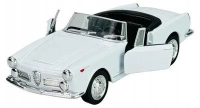 Produktbild von Welly 1960 Alfa Romeo Spider 2600 Weiß Metallmodell