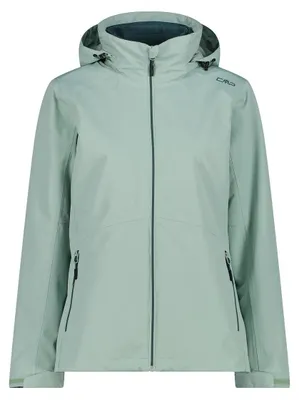 Immagine prodotto di Giacca da donna CMP, modello FIX Hood, con cappuccio removibile, giacca interna, colore turchese, taglia 36