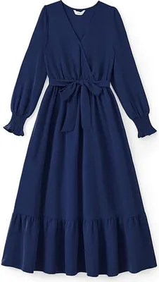Obrázek produktu pro PatPat Elegantní hladké vintage koktejlové midi šaty námořnická modrá L