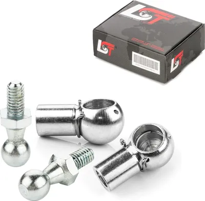 Produktbild von 2x Kugelpfanne mit Kugelzapfen M6 10mm für JAGUAR MAYBACH MERCEDES DAIMLER