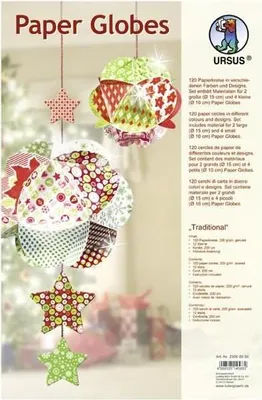 Produktbild von Bastelset Paper Globes Traditional