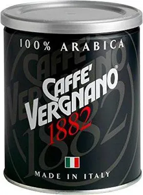 Produktbild von Caffè Vergnano 1882 Arabica 100% Espresso Roast Medium Grind | gemahlen | 250g Dose