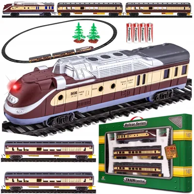 Produktbild von Fenfa Elektrische Spielzeug-Eisenbahn mit Waggons und Gleisen