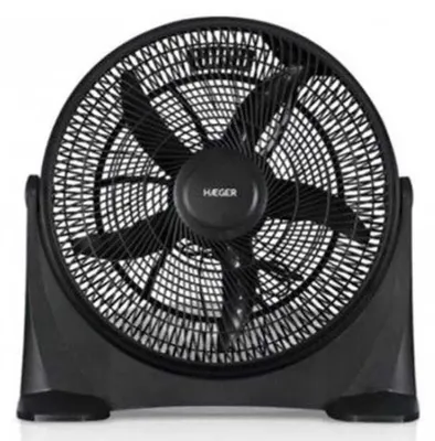 Produktbild von Haeger FF-020.007A, Industriebodenlüfter, Schwarz, 50 cm, 68,91 dB, 0 - 180°, 82,9 m³/h