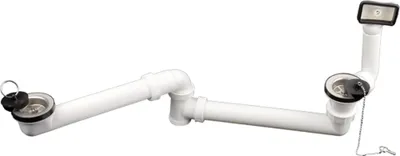 Obrázek produktu pro Hutterer & Lechner HL25U-6/4 Odpadní spojka DN40 s ventily 6/4 palce a Ül.. pro reverzní dvojité splachování, 1 ks.
