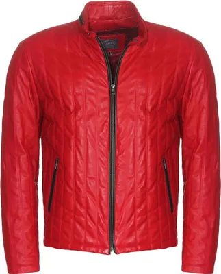 Produktbild von Lederjacke - ARMANO - Größe: M | Farbe: Rot