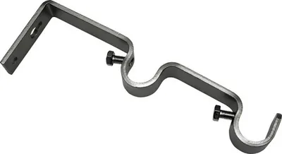 Produktbild von Wandträger 2-läufig für Memphis edelstahl-optik Ø 16 mm 2 Stk.