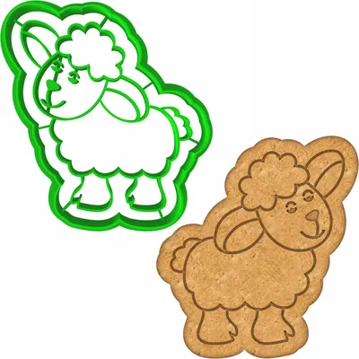 Produktbild von Cookie Monster Ausstecher Schaf Lamm für Ostern 8cm