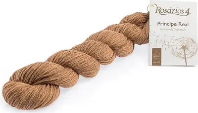 Produktbild von Rosarios 4 Principe Real Garn 07, Hellbraun - Umweltfreundlich, Antibakteriell, UV-Schutz