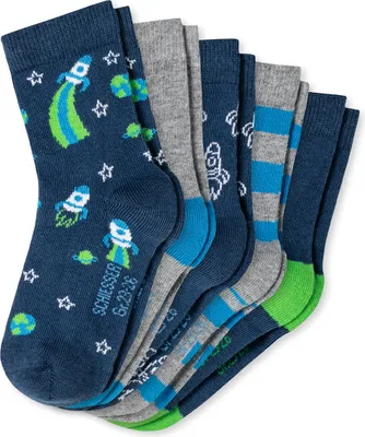 Produktbild von Schiesser Kleinkinder Jungen 5 Pack Kindersocken 19/22  sortiert 1 5er-Packung