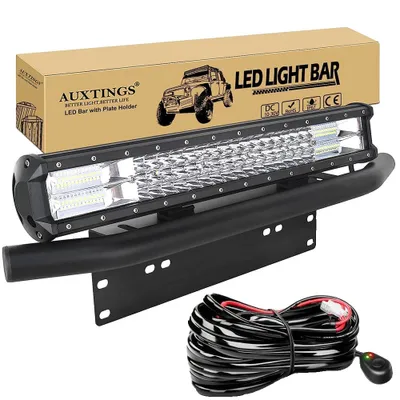 Produktbild von LED-Lichtleiste, 288W-324W Helligkeit, Wasserdicht IP67, Kombi-Strahlmuster , 20-Zoll-Halterungsdraht