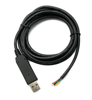 Obrázek produktu pro Kabel USB 2.0 pro snímače PC 2 m typ A na 4kolíkový pigtail v černé barvě