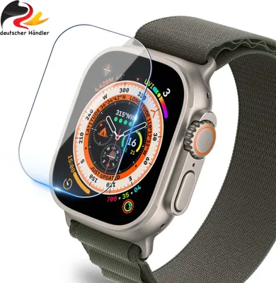 Produktbild von 2.5D Displayschutz für Apple Watch Ultra 1 / 2 49 mm Panzerglas Display Full Screen - Moe-Pley™