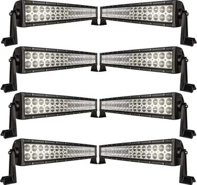 Produktbild von Greenmigo 8 X 120W Led Arbeitsscheinwerfer Light Bar Arbeitslicht Flood Zusatzscheinwerfer 60 Grad Kaltweiß 6000-6500K 12-24V 10800lm Wasserdicht IP67