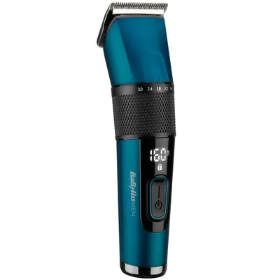 Produktbild von BaByliss Japanese Steel Digital Hair Clipper, Schwarz, Türkis, Kunststoff, 0,6 mm, 2,5 cm, 4,5 cm, Stahl