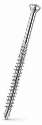 Produktbild von Holzbohrschraube mit Zierkopf 3,2 mm x 35 mm Edelstahl
