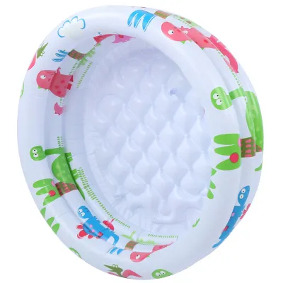 Produktbild von Aufblasbares Baby-/Kleinkindschwimmbecken mit Dinosaurier-Motiv – Tragbar, inkl. Pumpe
