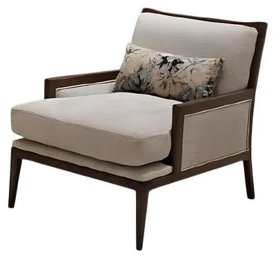 Productafbeelding van Tijdloze grijze fauteuil met een hoogwaardige uitstraling