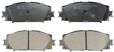 Produktbild von DENCKERMANN Bremsbeläge Satz Vorne Bremsklötze für TOYOTA Yaris Schrägheck (P9) B110980
