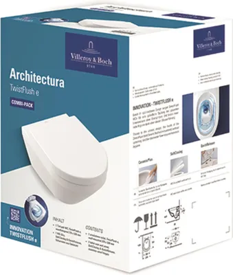Zdjęcie produktu dla Villeroy & Boch Combi-Pack Architectura WC wiszące białe 4694CL01