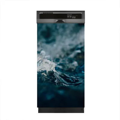 Produktbild von Magnete Dekorative 45x80 cm Küche Magnetmatte Spülmaschine - Wasser rippel