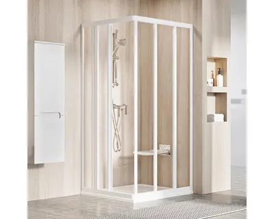 Obrázek produktu pro Jedna strana sprchového koutu RAVAK ASRV3-80 198 white+Transparent 15V401R2Z1