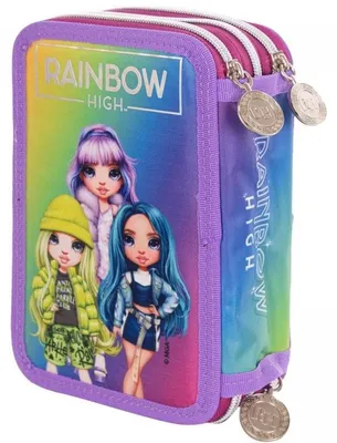 Produktbild von Rainbow High Dreifach faltbares Federmäppchen mit Zubehör