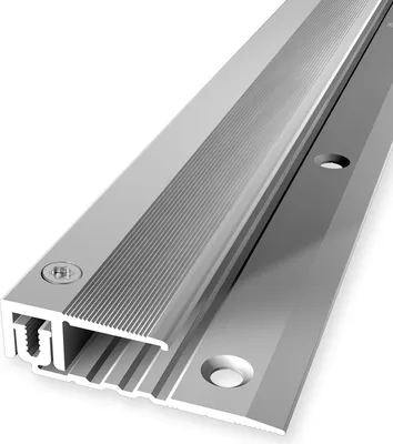Produktbild von PROVISTON | Abschlussprofil | Parkettausgleich | Breite: 28 mm | Höhenausgleich: 6.5 - 16 mm | Länge: 900 mm | Aluminiumprofil | Silber | 1 Stück