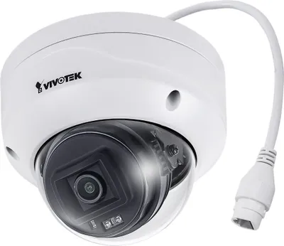 Obrázek produktu pro Vivotek C Series FD9380-H - Síťová dohledová kamera - kopulová - venkovní - odolná proti vandalismu / povětrnostním vlivům - barevná (den a noc) - 5 MP - 2560 x 1920 - pevná clona - pevná ohnisková vzdálenost - LAN 10/100 - MJPEG, H.264, H.265 - PoE Class 2