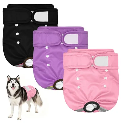 Produktbild von Waschbare Hundehosen für Hündinnen, wiederverwendbar und hochabsorbierend