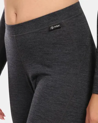 Produktbild von Damen-Thermohose aus Wolle Kilpi MAVORA BOTTOM-W, SCHWARZ, Größe 40