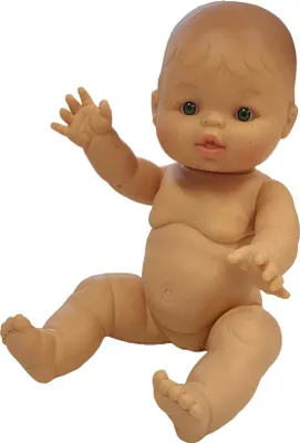 Produktbild von Paola Reina Babypuppe Gordi Mädchen mit Sommersprossen 34cm Vinyl Puppe