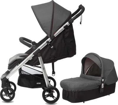 Produktbild von Casualplay Loopi City+cot Kinderwagen Grau Grau One Size
