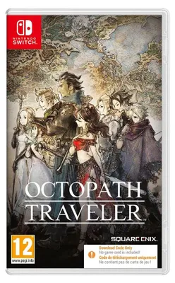 Produktbild von Square Enix Octopath Traveler (Switch), Nintendo Switch, T (Jugendliche), Code in einer Box